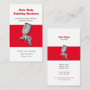 Recherche de peinture automatique cartes visite Automobile