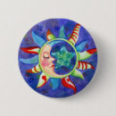 Recherche de visage lune badges Le soleil