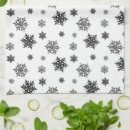 Recherche de flocons neige cuisine linges Motif