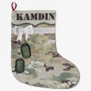 Recherche de armée chaussette de noël Camoflage