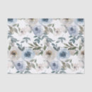 Recherche de dusty blue tissue paper Floral