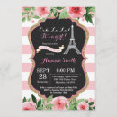 Recherche de paris baby shower invitations Tour eiffel
