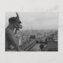 Recherche de gargoyle cartes postales Blanc