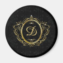 Recherche de cadre rond magnets Noir