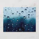 Recherche de gouttes de pluie cartes postales Eau