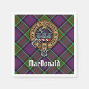 Recherche de clan serviettes Tartan