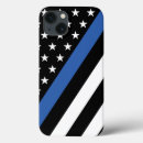 Recherche de loi iphone coques Ligne bleue mince