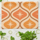 Recherche de dessin géométrique cuisine linges Orange
