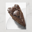 Recherche de morceau de gâteau cartes postales Nourriture