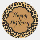 Recherche de motif léopard autocollants Anniversaire
