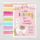 Recherche de lamas invitations Fiesta