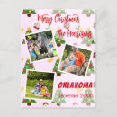 Recherche de père noël moderne cartes postales Collage photo