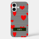 Recherche de coeur de rayure iphone coques Amour
