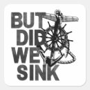 Recherche de pêche humour autocollants Bateau