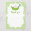 Recherche de pois dans une cosse cartes postales Vert