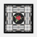 Recherche de rose rouge rouge magnets Gris