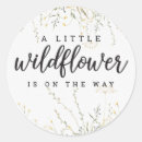 Recherche de fleurs sauvages jaunes autocollants Baby shower à ressort