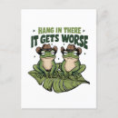 Recherche de grenouille vintage cartes postales Dessin