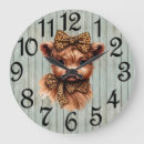 Recherche de vache brune horloges Pays