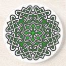 Recherche de knotwork celtique dessous de verres Vert