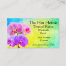 Recherche de orchidée tropicale cartes visite Fleurs