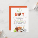 Recherche de sports baby shower invitations Soccer