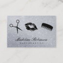 Recherche de ciseaux standard cartes visite Coiffeuse