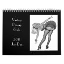 Recherche de pin up calendriers Vintage