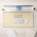 Recherche de monogramme girly tapis souris Élégant