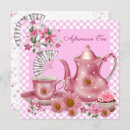 Recherche de théière rose invitations Fête du thé