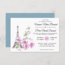 Recherche de tour eiffel mariage invitations floral