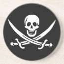 Recherche de jolly roger dessous de verres Crâne