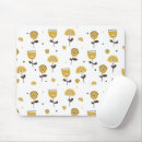 Recherche de jaune moderne tapis souris Fleurs