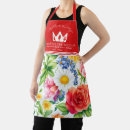 Recherche de reine rouge tabliers Reine de la cuisine