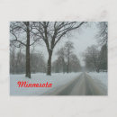 Recherche de route rurale Hiver