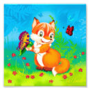 Recherche de dessin renard posters Fleurs