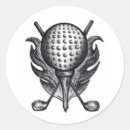 Recherche de club de golf autocollants Golfeur