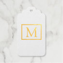 Recherche de gold foil étiquettes cadeau Monogramme