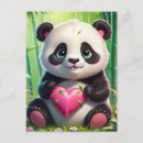 Recherche de panda kawaii cartes postales Amoureux des animaux