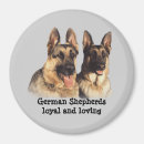 Recherche de police chien magnets Berger allemand