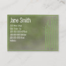 Recherche de couleur naturelle cartes visite Professionnel
