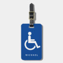 Recherche de fauteuil roulant bagages étiquettes Symbole