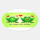 Recherche de grenouille heureuse autocollants Vert