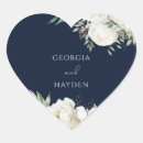 Recherche de bleu romantique mariage autocollants Marine