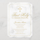 Recherche de première communion catholique cartes invitations élégant