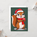 Recherche de écureuil de noël invitations Mignon
