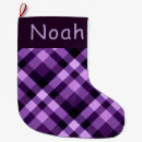 Recherche de violet chaussette de noël Monogramme