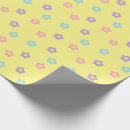 Recherche de fleurs pastel papier cadeau Rétro