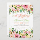 Recherche de vintage 60th anniversaire invitations Floral
