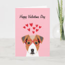 Recherche de jack russel vœux cartes Valentines